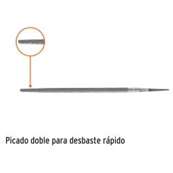 Lima Redonda 1/2" x 12" Corte Bastarda Truper 15193