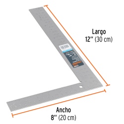 Escuadra Tipo L 8" x 12" Truper 14386