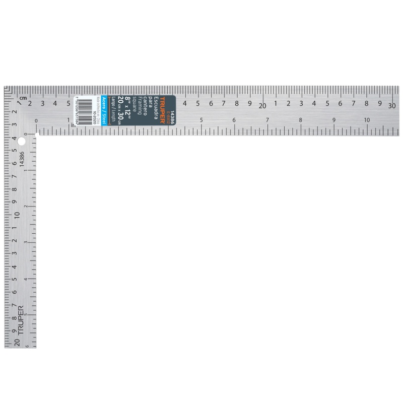 Escuadra Tipo L 8" x 12" Truper 14386