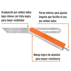 Escuadra Falsa 9" Truper 14385