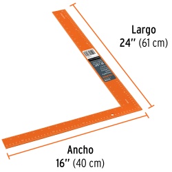 Escuadra Tipo L 16" x 24" Truper 101386