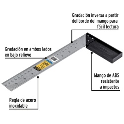 Escuadra Tipo L 10" Pretul 26088