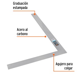 Escuadra Tipo L 16" x 24" Truper 14384