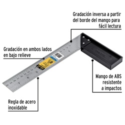 Escuadra Tipo L 8" Truper 26087