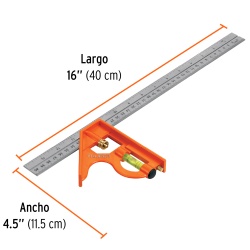 Escuadra Combinada 16" Truper 14381