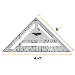 Escuadra Triangular 12" Truper 15132