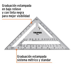 Escuadra Triangular 12" Truper 15132