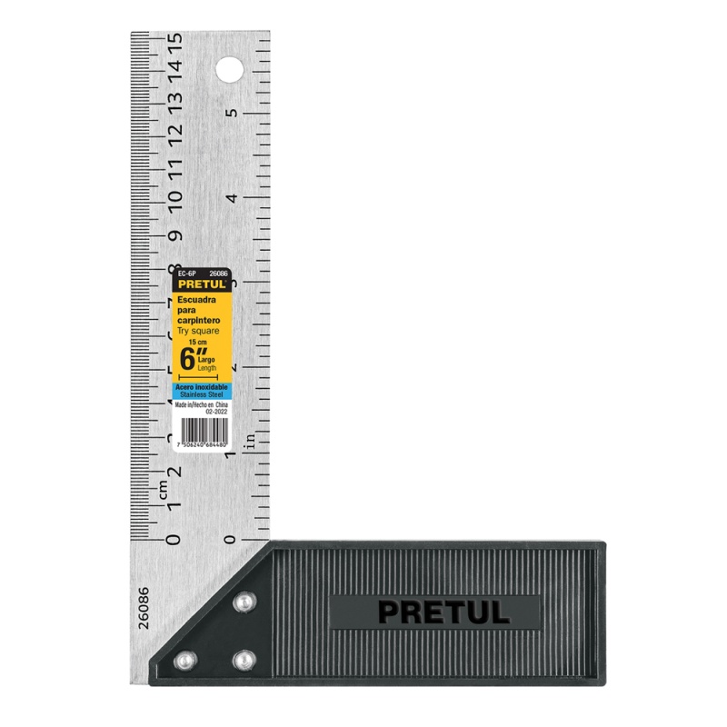 Escuadra Tipo L 6" Pretul 26086