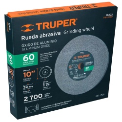 Piedra para Esmeril 10" Grano 60 Truper 12402