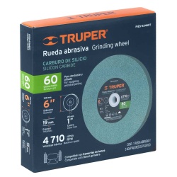 Piedra para Esmeril 6" Grano 60 Truper 16405