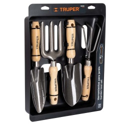Juego de 4 Herramientas 6" para Jardín Truper 15030