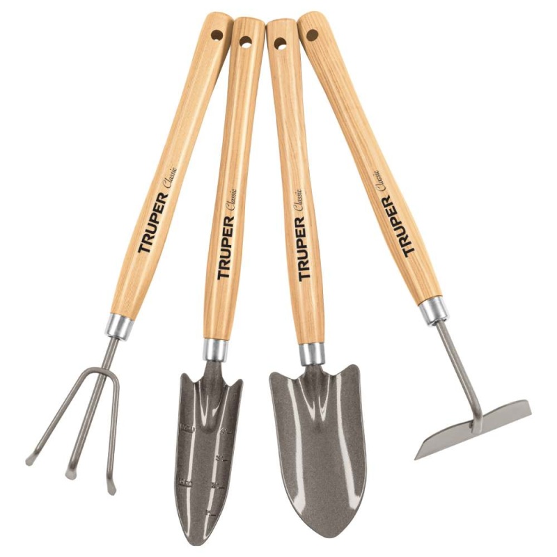Juego de 4 Herramientas 12 1/4" para Jardín Truper 15040