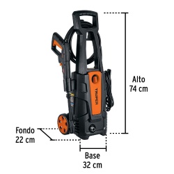 Hidrolavadora de Alta Presión 1500W 124bar Truper 103339