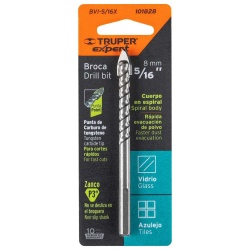 Broca 5/16 x 4" para Vidrio Truper 101828