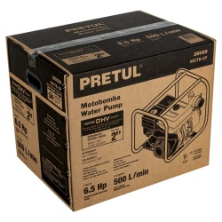 Motobomba a Gasolina 6 1/2HP 2" x 2" Pretul 28029