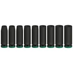 Juego de Dados de Impacto 1/2 Largo 9 Piezas Bosch 2608.003.039-000