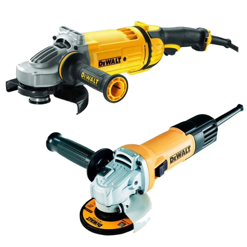 Amoladora 7" 2400W DWE4557-B2 + Amoladora 4 1/2" 750W DWE750-B2 Dewalt