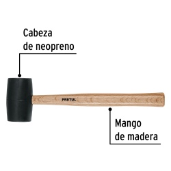 Mazo de Goma 24 Oz x 16 1/2" Pretul 20567