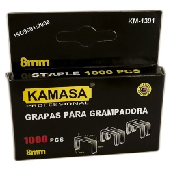 Grapas 8 x 11.3 x 0.7mm 1000 Unidades Kamasa KM1391