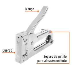 Engrapadora Tipo Pistola 1/4" y 5/16" Truper 17977
