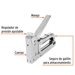 Engrapadora Tipo Pistola de 1/4 a 3/8" Truper 17963