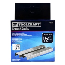 Grapas 12 x 10.6 x 1.2mm 1000 Unidades Toolcraft TC0655