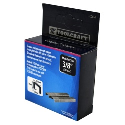 Grapas 10 x 10.6 x 1.2mm 1000 Unidades Toolcraft TC0654