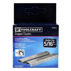Grapas 8 x 10.6 x 1.2mm 1000 Unidades Toolcraft TC0653