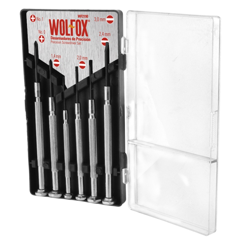 Juego de Desarmadores de Precisión 6 Piezas Wolfox WF2190