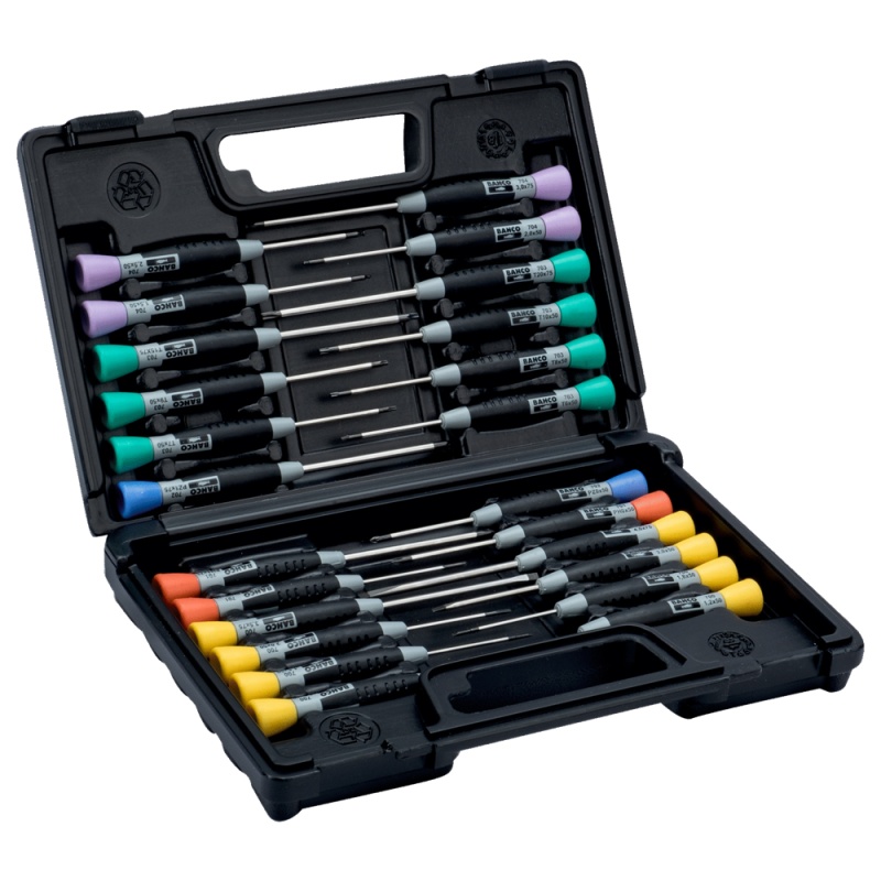 Juego de Desarmadores de Precisión 24 Piezas Bahco 706-5