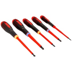 Juego de Desarmadores Aislados 5 Piezas Bahco BE-9882S
