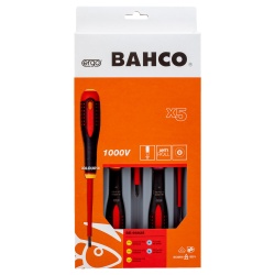 Juego de Desarmadores Aislados 5 Piezas Bahco BE-9882S