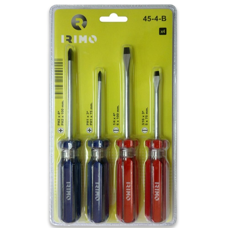 Juego de Desarmadores 4 Piezas Irimo 45-4-B