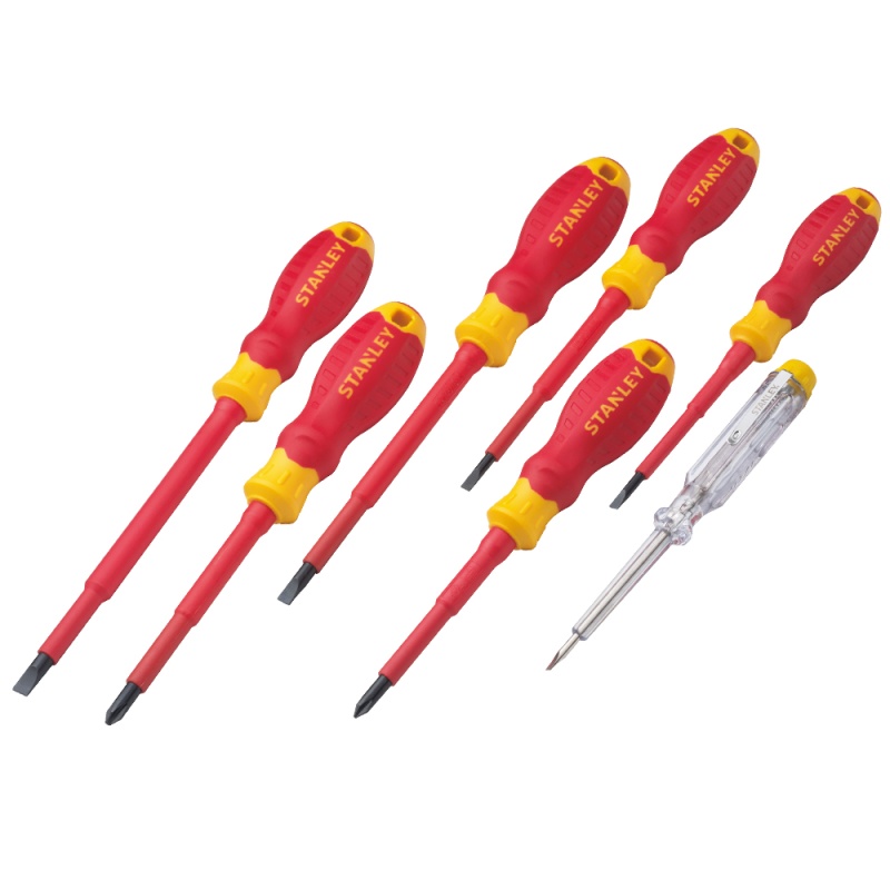 Juego de Desarmadores Aislados 7 Piezas Stanley STMT60175-LA