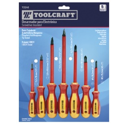 Juego de Desarmadores Aislados 7 Piezas Toolcraft TC0240