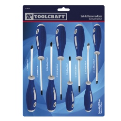 Juego de Desarmadores 8 Piezas Toolcraft TC1426