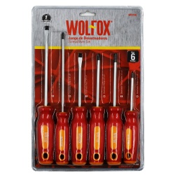Juego de Desarmadores 6 Piezas Wolfox WF2186