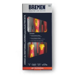 Juego de Desarmadores Aislados 5 Piezas Bremen 7170