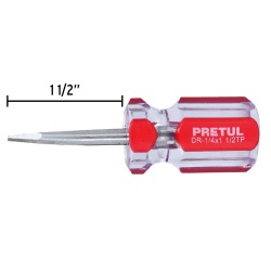 Desarmador Plano 1/4" x 6" Pretul 21461
