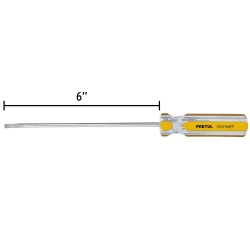 Desarmador Cabinet 3/16" x 6" Pretul 21468