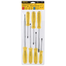 Juego de Desarmadores 7 Piezas Pretul 21378