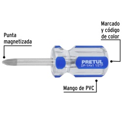 Desarmador Phillips 1/4" x 1 1/2" Pretul 21476