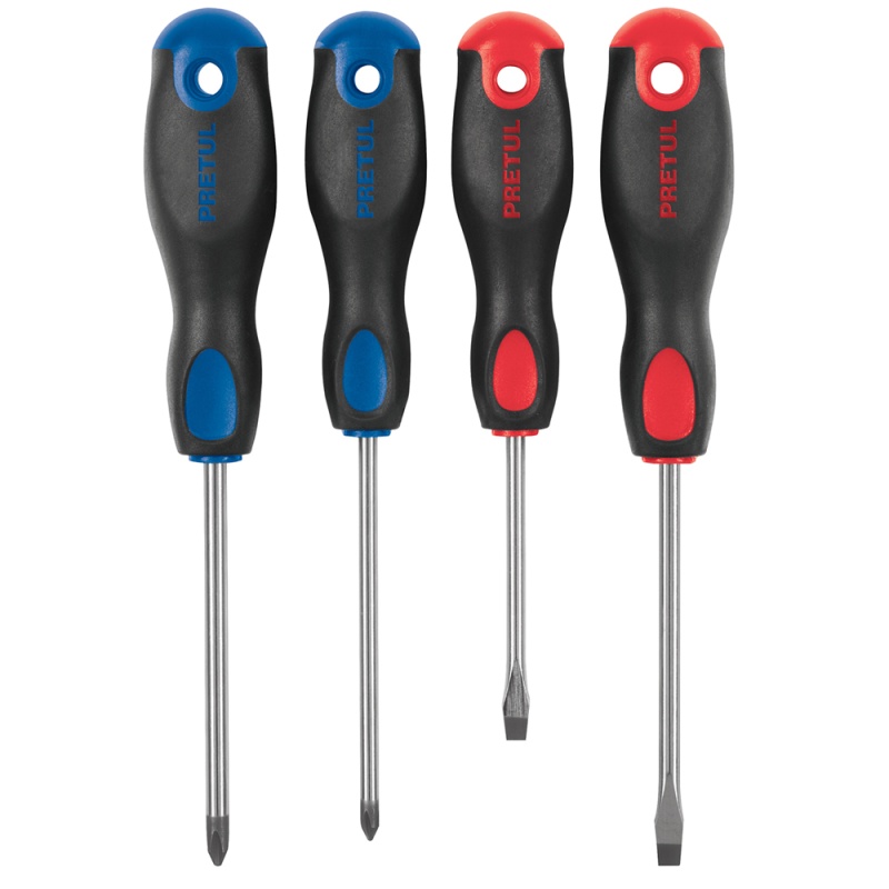 Juego de Desarmadores 4 Piezas Pretul 20218