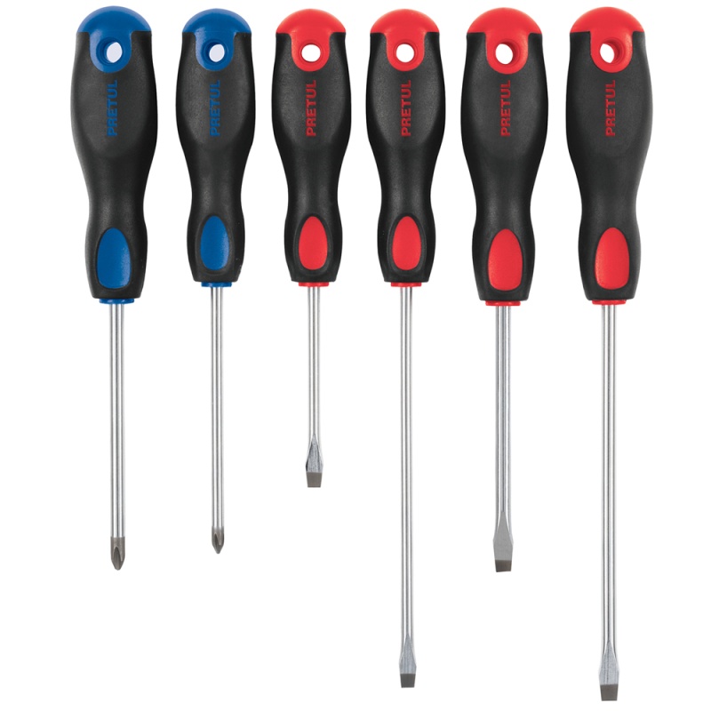 Juego de Desarmadores 6 Piezas Pretul 20220