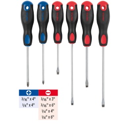 Juego de Desarmadores 6 Piezas Pretul 20220