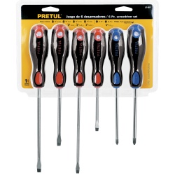 Juego de Desarmadores 6 Piezas Pretul 20220