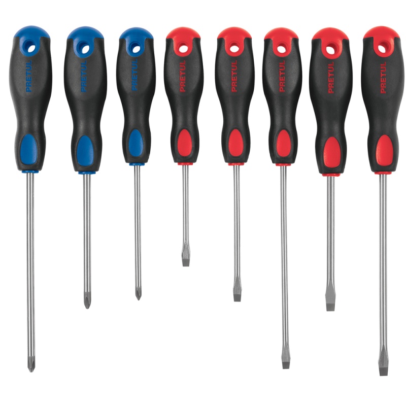 Juego de Desarmadores 8 Piezas Pretul 20219