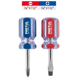 Juego de Desarmadores 1/4" x 1 1/2" 2 Piezas Pretul 21379
