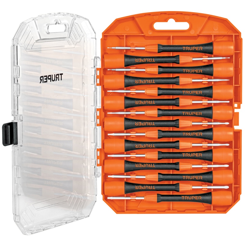 Juego de Desarmadores de Precisión 15 Piezas Truper 14205
