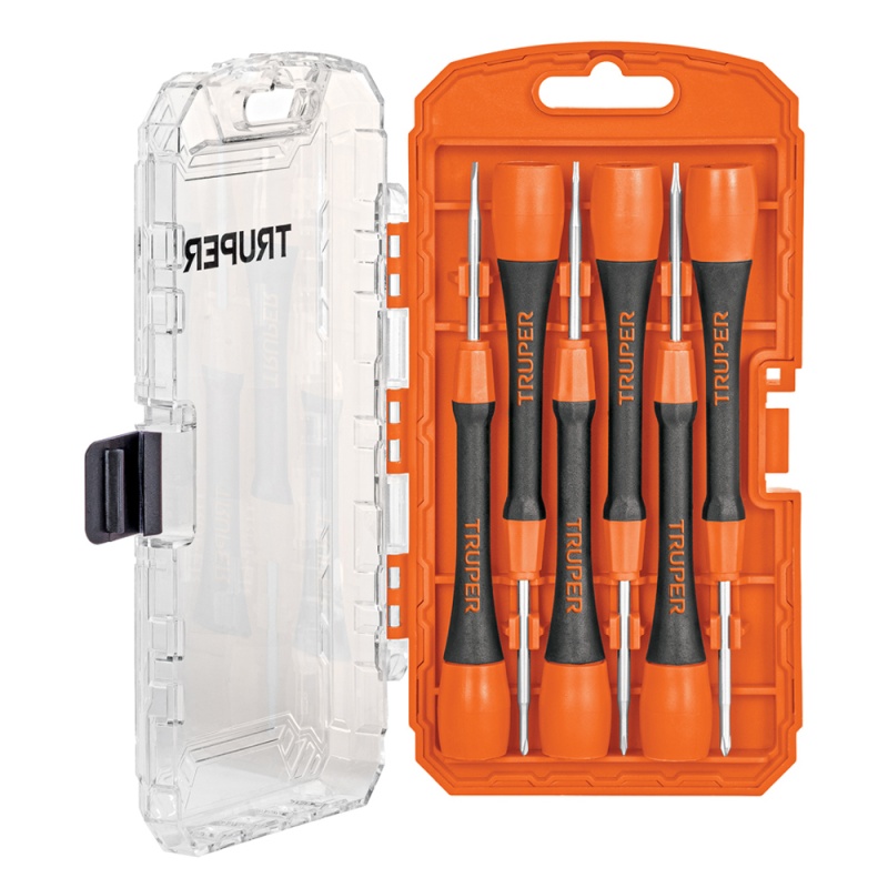 Juego de Desarmadores de Precisión 6 Piezas Truper 14202